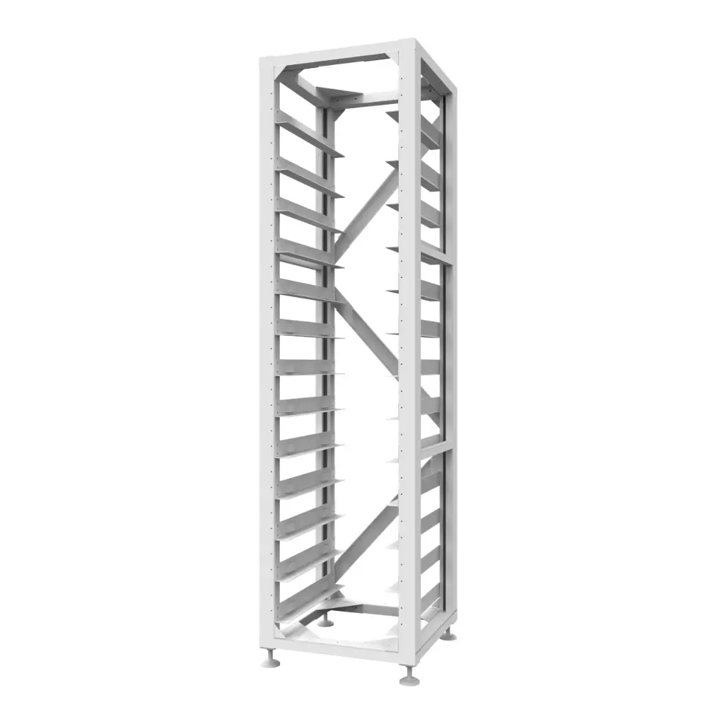 DEYE High Voltage C&I Battery 13 Layer Rack (12 x modules + BDU)